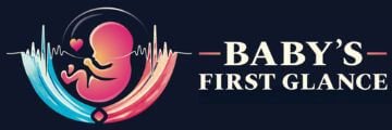 The header logo for the Baby's First Glance website