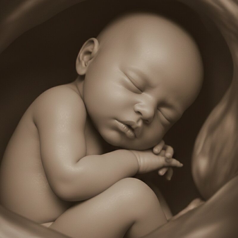Image of a 4D baby ultrasound